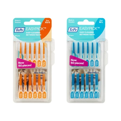 TePe EasyPicks | 1 Pack of 60 picks