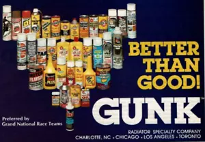 1984 Vintage Print Ad Better than Good! Gunk Radiator Grand National Race Teams - Picture 1 of 2