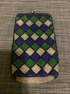 Vintage Coin Purse Kiss Lock Double Side (1950's Made In Korea) - Picture 1 of 10
