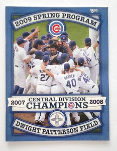 Spring Training Program 2009 CHICAGO CUBS Hohokam Stadium Mesa Arizona - Picture 1 of 4