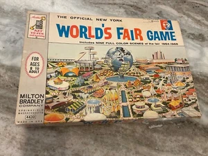 Vintage 1964 The Official New York World's Fair Game Milton Bradley 99% Complete - Picture 1 of 8