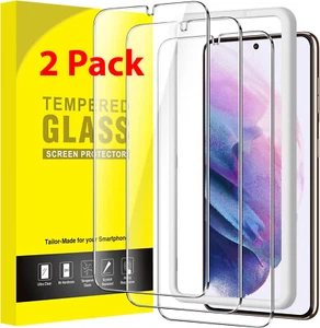 Proteggi schermo intero vetro temperato 2 confezioni per Samsung Galaxy S21 Plus S22 Plus - Foto 1 di 6