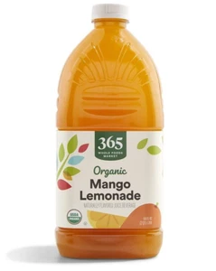 365 by Whole Foods Market Organic Mango Lemonade, Kosher, Vegan, Non-GMO, 64 Oz - Picture 1 of 4