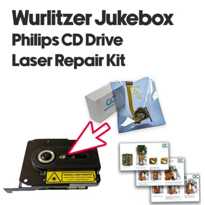 Kit de reparación láser de unidad de CD Wurlitzer Jukebox - CD Pro Philips Foto 1 de 3