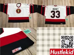 CCM Ontario Senators Embroidered Red Goalie Hockey Jersey Men Sewn Canada XXXL❄️ - Picture 1 of 10
