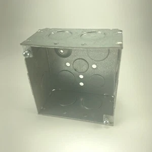 Emerson Appleton 4SD-3/4 4” Square Box with Groundskeeper, 25 pcs - Picture 1 of 2