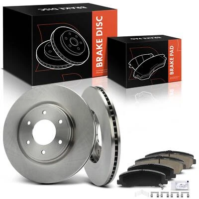 6x Front Disc Brake Rotors & Ceramic Brake Pad for Nissan Armada 2012-2014 TITAN - Image 1 of 4