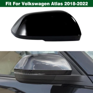 Right Side Rearview Mirror Outer Cover Housing Shell Black For VW Atlas 2018-22 - Picture 1 of 6