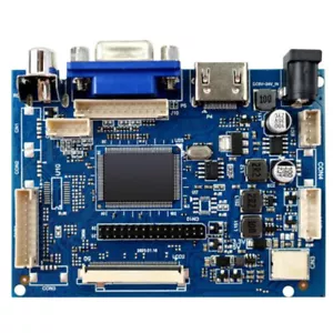 Scheda driver HDMI VGA AV LVDS adatta per modifica schermo LCD 4/5/10,1 pollici - Foto 1 di 6
