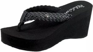 Cobian Women's Sandal Zoe Wedge Flip Flop SIZE 11 - Picture 1 of 2