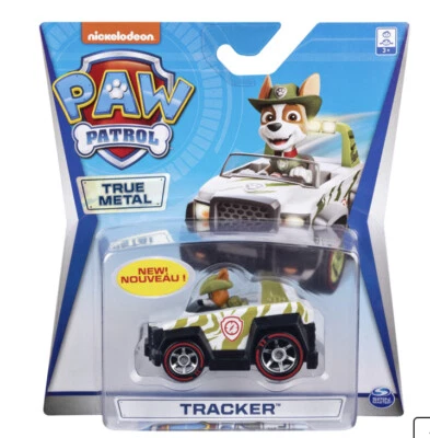 Paw Patrol True Metal Tracker Jungle Cruiser Vehículo Clásico Die Cast Escala 1:55 Foto 1 de 4