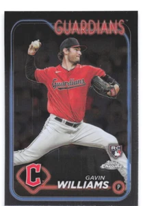 2024 Topps Chrome Rookie Gavin Williams - Picture 1 of 2
