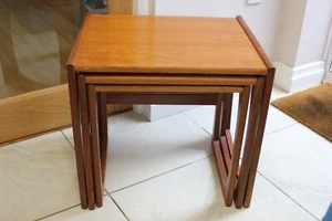 VINTAGE MID CENTURY G PLAN TEAK QUADRILLE NEST OF TABLES - Picture 1 of 14