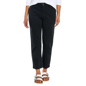 Gap Ladies Classic Twill Pant Size 6 True Black - Picture 1 of 7