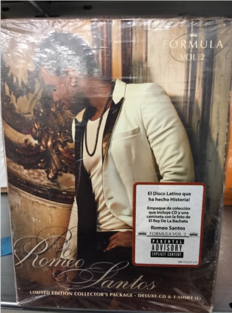 Romeo Santos ‎– Formula 2 CD Box Includes Large T-Shirt — 第 1/3 张图片