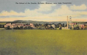 # K1282 Hollister, Mo.   AK, SCHULE der OZARKS - Bild 1 von 2