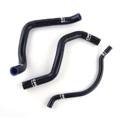 For 2000 2001 2002 2003 Suzuki GSXR 750 Silicone Radiator Water Hose Kit Black Foto 1 de 4