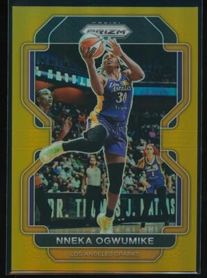 Nneka Ogwumike 2022 Panini Prizm WNBA Gold Prizm #92 2/10 - Image 1 of 2
