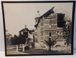 1906 Cabinet Card Agnews Insane Asylum San Fransico Earthquake Damage  RRP 839 - Picture 1 of 12