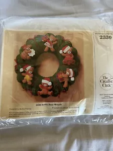Weihnachten Teddybär Kranz The Creative Circle Kit #2330 - Bild 1 von 3