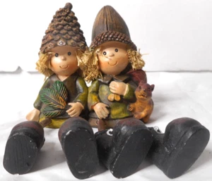 Bellota Piña Antropomórfica Niños Estante Cuidadores Piernas de Primavera Ardilla 3" - Imagen 1 de 11