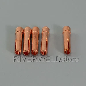 10N25S Stubby Collet 1/8" 3.2mm Fit TIG Welding Torch WP PTA DB SR 17 18 26 5PK - Picture 1 of 4