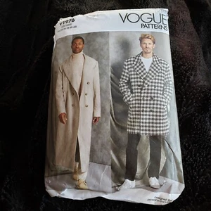 Abrigo Vogue 1976 para hombre doble botonadura en dos longitudes talla 34 36 38 40 42 SIN CORTAR - Imagen 1 de 8