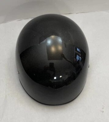 Daytona Cascos Calavera Gorra ÁGUILA-GRIS FIBRA DE CARBONO Casco Moto Mediano Foto 1 de 4