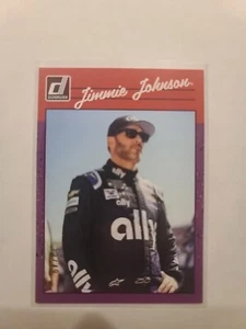 2023 Donruss NASCAR Jimmie Johnson #174 Purple Parallel 13/49 - Picture 1 of 2