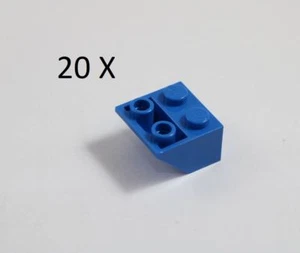 LEGO® Blue Slope Inverted 45 2 x 2 Part No 3660 - Picture 1 of 12