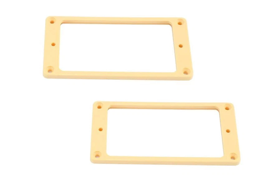 Allparts PC-0745 Non-slanted Humbucking Pickup Ring Set, Cream plastic - Image 1 of 1