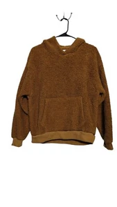 American Eagle Hoodie Womens Small Brown Fleece Pullover Casual Fall EUC - Picture 1 of 4