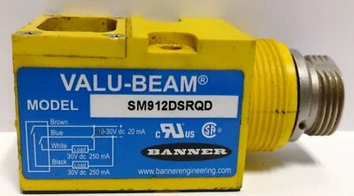 Banner Engineering 26397 / SM912DSRQD Photoelectric Proximity Sensors - Image 1 of 4