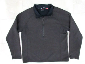 Spyder Mens 1/2 Zip Pullover Sweater Size XL Gray - Picture 1 of 6