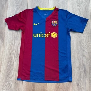 Barcelona FC - Camiseta local 2006/07 - Roja y azul - Pequeña - Buen estado - Imagen 1 de 13