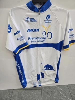 Nueva camiseta de ciclismo para hombre Amgen Tour of California Breakaway from Cancer talla XL Foto 1 de 4
