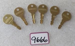NATIONAL 001 Office Key (Double Sided) #9666 - Lot of 6 - NOS - Picture 1 of 3