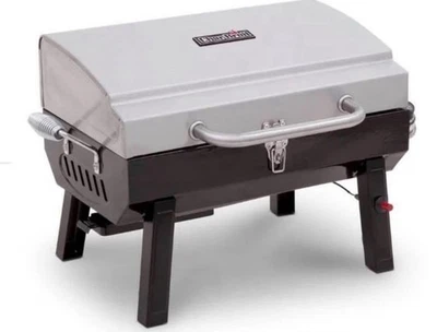 CharBroil Gas 200 Sq. in Outdoor Portable Grill Stainless Steel  (NEW IN BOX) - Image 1 of 4