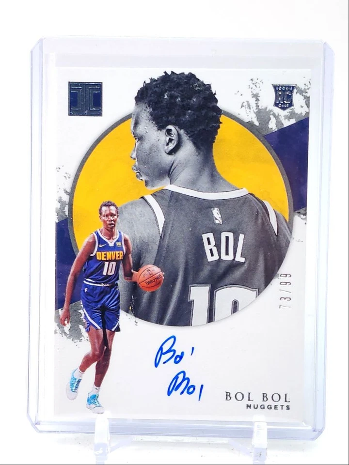 BOL BOL 2019-20 IMPECCABLE ROOKIE AUTOGRAPH NUGGETS RC AUTO /99 Q3798 - Image 1 of 2