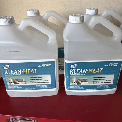 Combustible para lámpara KleanHeat para calentadores de queroseno y lámparas de aceite, cuatro jarras de 128 oz Foto 1 de 3