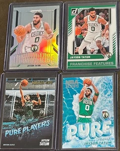 2023-25 Panini Basketball Jayson Tatum 4 Card Insert Trading Lot - Picture 1 of 2