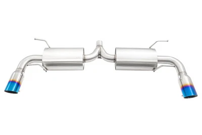 MEGAN 4" Doble Titanio Punta Quemada Eje Escape Trasero para Mazda RX8 RX-8 09-11 Foto 1 de 4
