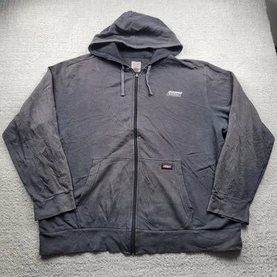 Sudadera con Capucha Dickies Para Hombres 2XL Gris Oscuro Cremallera Completa Logo Genuino Ropa de Trabajo Sudadera Foto 1 de 4