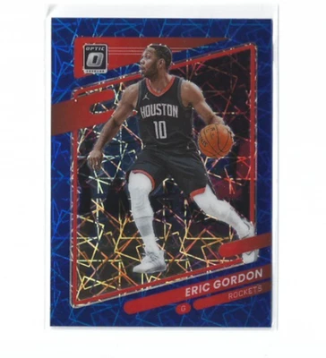 2021-22 Panini Donruss Optic Eric Gordon Blue Velocity #55 Rockets - Image 1 of 2