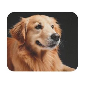 Tapis de souris, design Golden Retriever, cadeau amoureux des chiens, décoration de bureau, bureau - Photo 1/5