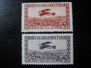Saar Saarland Mi. #126-127 seltener postfrischer Briefmarkensatz! CV 15,50 $ - Bild 1 von 1