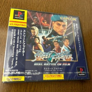 PS1 Street Fighter Real Battle on Film versión japonesa Sellado de fábrica sin abrir - Imagen 1 de 3