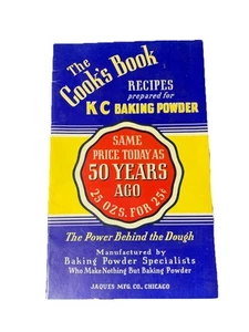 The Cook’s Book KC Baking Powder 1939 Recipes Booklet Vintage - Picture 1 of 7