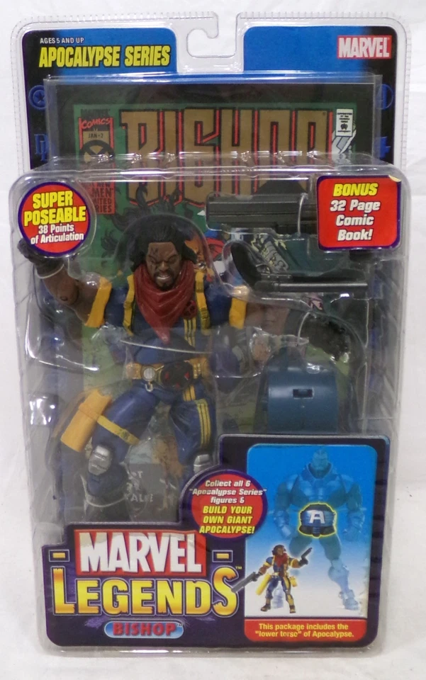 Figura de 6" ToyBiz Marvel Legends Apocalypse Series Bishop 2005 nueva sellada Foto 1 de 4