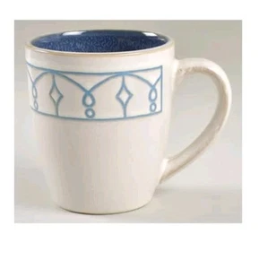 Pfaltzgraff Remi Blue Coffee Mug/Cup Set/2 Stoneware Retired Pattern NEW - Picture 1 of 1